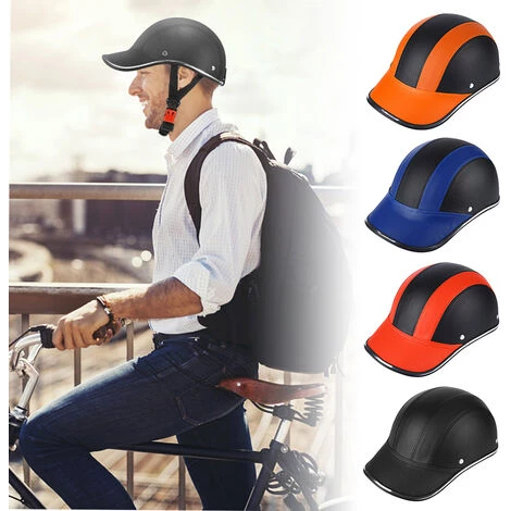 HAPPYSHOPPING Sports De Plein Air Cyclisme Casque De Securite Casquette De Baseball Chapeau Pour Moto Scooter De Velo, Modele: Orange - Modele:Orange 5 HAPPYSHOPPING Sports De Plein Air Cyclisme Casque De Securite Casquette De Baseball Chapeau Pour Moto Scooter De Velo, Modele: Orange - Modele:Orange – Image 3