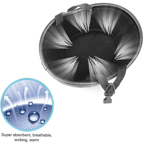 HAPPYSHOPPING Demi-casque De Moto De Style Retro ABS + Capuchon En Plastique De Coton - Noir Muet Pour Motard Motard Ridder (taille Unique) Lavable Universel, Modele: Noir Muet 29 5 HAPPYSHOPPING Demi-casque De Moto De Style Retro ABS + Capuchon En Plastique De Coton - Noir Muet Pour Motard Motard Ridder (taille Unique) Lavable Universel, Modele: Noir Muet 29 – Image 3