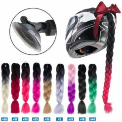 HAPPYSHOPPING Casque De Rampe De Degrade De Motos Decorer Des Tresses Tresses De Casque De Moto Retro, Modele: 46 -Protection auditive et tête Soldes 2022 36054194 5