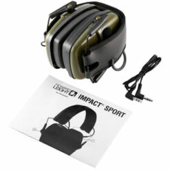 HAPPYSHOPPING Protecteur D'oreille Anti-bruit Avec Reduction Du Bruit Electronique Cache-oreilles Anti-bruit Professionnels Pour Les Travaux De Construction Chasse Au Champ De Tir, Modele: Army Green - Modele : Vert Armee -Protection auditive et tête Soldes 2022 36106162 3