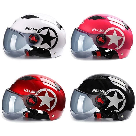 DONTODENT Casque De Vélo Adulte Pour Hommes Et Femmes,Ajustable ,Casque Harley Lunettes Pour Hommes Et Femmes,Noir 3 DONTODENT Casque De Vélo Adulte Pour Hommes Et Femmes,Ajustable ,Casque Harley Lunettes Pour Hommes Et Femmes,Noir