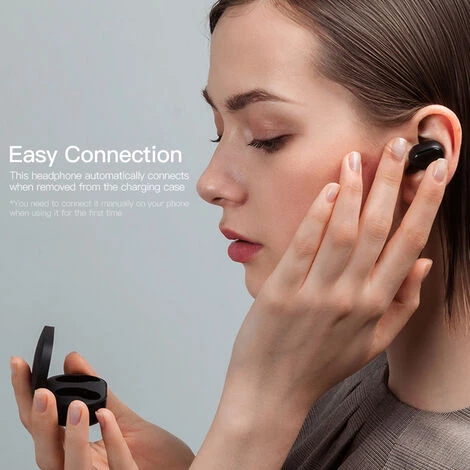 ASUPERMALL Xiaomi Redmi AirDots 2 Casque Sans Fil BT Veritable Ecouteur Sans Fil Ecouteurs De Sport Intra-auriculaires Longue Endurance Avec Etui De Charge, Noir 4 ASUPERMALL Xiaomi Redmi AirDots 2 Casque Sans Fil BT Veritable Ecouteur Sans Fil Ecouteurs De Sport Intra-auriculaires Longue Endurance Avec Etui De Charge, Noir – Image 2