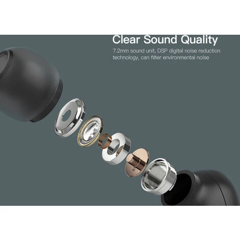 ASUPERMALL Xiaomi Redmi AirDots 2 Casque Sans Fil BT Veritable Ecouteur Sans Fil Ecouteurs De Sport Intra-auriculaires Longue Endurance Avec Etui De Charge, Noir 7 ASUPERMALL Xiaomi Redmi AirDots 2 Casque Sans Fil BT Veritable Ecouteur Sans Fil Ecouteurs De Sport Intra-auriculaires Longue Endurance Avec Etui De Charge, Noir – Image 5