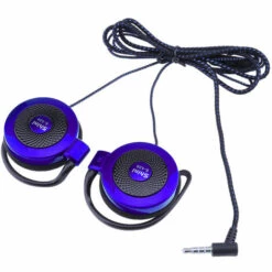 ASUPERMALL SHINI S520 3.5mm Casque Filaire Crochet D'oreille Casques Jeu Stereo Casque De Sport Avec Micro Pour Telephone, Bleu -Protection auditive et tête Soldes 2022 36735207 4