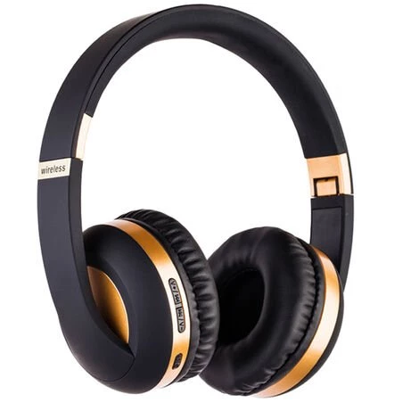 ASUPERMALL Casque Sans Fil BT5.0 Monte Sur La Tete MH4 Avec Microphone Fonctionnement Du Bouton De Son Stereo HiFi Fonction FM, Or 3 ASUPERMALL Casque Sans Fil BT5.0 Monte Sur La Tete MH4 Avec Microphone Fonctionnement Du Bouton De Son Stereo HiFi Fonction FM, Or