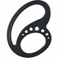 ASUPERMALL 1 Paire D'ecouteurs Anti-derapants En Silicone Embouts Crochet Pour Ecouteurs Coussinets D'oreille En Silicone Souple Embouts Pour Ecouteurs Accessoires Pour Ecouteurs Crochet D'oreille Support De Protecteur De Bouchons D'oreille, Noir