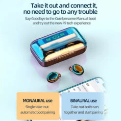 ASUPERMALL F9-5B BT5.0 Ecouteurs Sans Fil Couplage Automatique Annulation Du Bruit Avec Fonction De Batterie Externe Etanche A La Transpiration, Blanche 9 ASUPERMALL F9-5B BT5.0 Ecouteurs Sans Fil Couplage Automatique Annulation Du Bruit Avec Fonction De Batterie Externe Etanche A La Transpiration, Blanche -Protection auditive et tête Soldes 2022 36739135 3