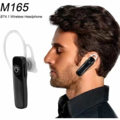 ASUPERMALL M165 Ecouteurs Professionnels Sans Fil Bluetooth 4.1 Ecouteurs Intra-auriculaires Casque De Musique Ecouteurs Mains Libres Ecouteurs Avec Microphone, Blanche -Protection auditive et tête Soldes 2022 36739795 3