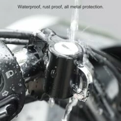 ASUPERMALL Serrure Universelle De Casque De Moto Antivol De Securite De Casque En Metal 22Mm-26Mm Noir Avec 2 Cles Ensemble,Noir 10 ASUPERMALL Serrure Universelle De Casque De Moto Antivol De Securite De Casque En Metal 22Mm-26Mm Noir Avec 2 Cles Ensemble,Noir -Protection auditive et tête Soldes 2022 36823429 4