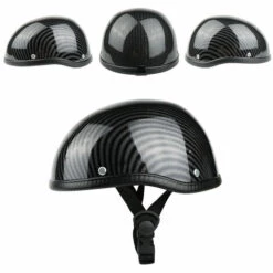 ASUPERMALL Demi-Casque De Moto De Style Retro Abs + Capuchon En Plastique De Coton Pour Motocycliste Motard Ridder Striation De Carbone (Taille Unique) Universel Lavable, Carbone 10 ASUPERMALL Demi-Casque De Moto De Style Retro Abs + Capuchon En Plastique De Coton Pour Motocycliste Motard Ridder Striation De Carbone (Taille Unique) Universel Lavable, Carbone -Protection auditive et tête Soldes 2022 36823789 4