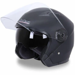 Jiekai Casque De Moto Open Face Racing Casque D'Equitation Vintage Avec Double Lentille Pour Hommes Et Femmes, Taille Xl, Bleu 10 Jiekai Casque De Moto Open Face Racing Casque D'Equitation Vintage Avec Double Lentille Pour Hommes Et Femmes, Taille Xl, Bleu -Protection auditive et tête Soldes 2022 36849066 4