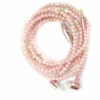 ASUPERMALL Bijoux Collier De Perles Ecouteurs Stereo Avec Microphone 3.5Mm Casque Intra-Auriculaire Casque Filaire Ecouteurs Pour Telephone Filles, Rose -Protection auditive et tête Soldes 2022 36884596 1