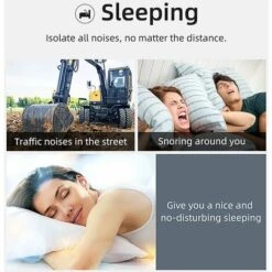 Bouchons D'Oreille En Silicone Bluedio Ne -40Db Reduction Du Bruit Isolation Phonique Protection Des Oreilles Anti-Bruit Pour Dormir Et Nager, Blanche -Protection auditive et tête Soldes 2022 36886670 5
