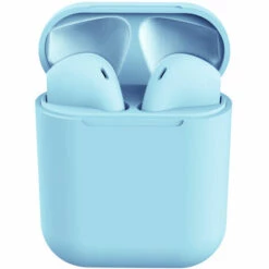 ASUPERMALL Inpods 12 Bt5.0 Tws Casque Sans Fil Intra-Auriculaire Son Stereo Couplage Automatique Controle Tactile Casque De Sport Etanche (Bleu)