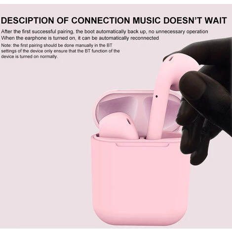 ASUPERMALL Inpods 12 Bt5.0 Tws Casque Sans Fil Intra-Auriculaire Son Stereo Couplage Automatique Controle Tactile Casque De Sport Etanche (Bleu) 5 ASUPERMALL Inpods 12 Bt5.0 Tws Casque Sans Fil Intra-Auriculaire Son Stereo Couplage Automatique Controle Tactile Casque De Sport Etanche (Bleu) – Image 3