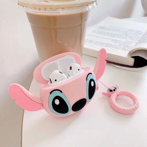 ASUPERMALL Etui Pour Ecouteurs Compatible Avec Apple Airpods Boite De Chargement 3D Dessin Anime Mignon Couverture Complete Casque En Silicone Housse De Protection Casque Accessoires, Bleu 7 ASUPERMALL Etui Pour Ecouteurs Compatible Avec Apple Airpods Boite De Chargement 3D Dessin Anime Mignon Couverture Complete Casque En Silicone Housse De Protection Casque Accessoires, Bleu – Image 5