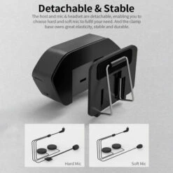 ASUPERMALL Casque De Moto BT 5.0 Headset IP67 Repondre Automatique Impermeable A L'eau Connexion 2 Telephones Reduction Du Bruit 40mm Unite De Pilote Dur, Noir, Micro Dur 9 ASUPERMALL Casque De Moto BT 5.0 Headset IP67 Repondre Automatique Impermeable A L'eau Connexion 2 Telephones Reduction Du Bruit 40mm Unite De Pilote Dur, Noir, Micro Dur -Protection auditive et tête Soldes 2022 36916110 3