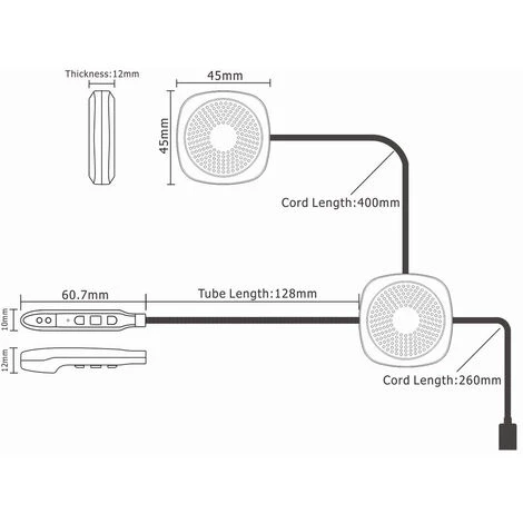 ASUPERMALL Casque De Moto Bt Headset Bt 5.0 Casque De Sport De Moto Sans Fil Prend En Charge La Reponse Automatique Systeme De Qualite Sonore Haute Casque Ecouteurs, Le Noir 6 ASUPERMALL Casque De Moto Bt Headset Bt 5.0 Casque De Sport De Moto Sans Fil Prend En Charge La Reponse Automatique Systeme De Qualite Sonore Haute Casque Ecouteurs, Le Noir – Image 4