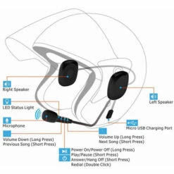 ASUPERMALL Casque De Moto Bt Headset Bt 5.0 Casque De Sport De Moto Sans Fil Prend En Charge La Reponse Automatique Systeme De Qualite Sonore Haute Casque Ecouteurs, Le Noir 11 ASUPERMALL Casque De Moto Bt Headset Bt 5.0 Casque De Sport De Moto Sans Fil Prend En Charge La Reponse Automatique Systeme De Qualite Sonore Haute Casque Ecouteurs, Le Noir -Protection auditive et tête Soldes 2022 37013698 5