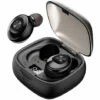 ASUPERMALL Tws Bluetooth 5.0 Ecouteurs Sans Fil Mini Casque Intra-Auriculaire Intelligent Avec Microphone Ramassage Ecouteurs D'Appariement Automatique, Le Noir -Protection auditive et tête Soldes 2022 37031378 1