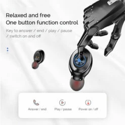 ASUPERMALL Tws Bluetooth 5.0 Ecouteurs Sans Fil Mini Casque Intra-Auriculaire Intelligent Avec Microphone Ramassage Ecouteurs D'Appariement Automatique, Le Noir 10 ASUPERMALL Tws Bluetooth 5.0 Ecouteurs Sans Fil Mini Casque Intra-Auriculaire Intelligent Avec Microphone Ramassage Ecouteurs D'Appariement Automatique, Le Noir -Protection auditive et tête Soldes 2022 37031378 4