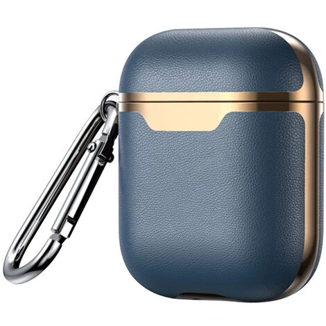 ASUPERMALL Housse En Cuir Compatible Avec Airpods Housse De Protection Pour Ecouteurs Sans Fil Compatible Avec Air Pods Casque Box Housse De Protection Avec Crochet D'Escalade, Bleu 3 ASUPERMALL Housse En Cuir Compatible Avec Airpods Housse De Protection Pour Ecouteurs Sans Fil Compatible Avec Air Pods Casque Box Housse De Protection Avec Crochet D'Escalade, Bleu
