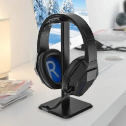 ASUPERMALL Support De Casque En Plastique En Alliage D'Aluminium Abs Support Support De Bureau Stable Et Detachable Avec Autocollant Pour Casques Filaires Ou Sans Fil Pour Casque De Jeu, Ecouteurs, Le Noir -Protection auditive et tête Soldes 2022 37337619 3