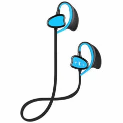 ASUPERMALL Ipx8 Casque Bluetooth Etanche Csr Casque Stereo Sans Fil Avec Microphone Basse Sport Course A Pied Ecouteur, Bleu