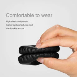 ASUPERMALL Coussin D'Oreille A Memoire De Remplacement En Cuir Proteine Autour Des Oreillettes Housse De Coussin Compatible Avec Les Ecouteurs Bose On Ear Oe2 Oe2I Et Soundtrue, Le Noir -Protection auditive et tête Soldes 2022 37347107 3