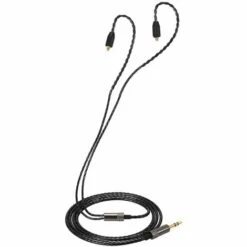 ASUPERMALL 3.5Mm Cables Ecouteurs Cable Remplacement Detachable Cordon Casque Mmcx Connecteur Pour Shure Se215 Se315 Se425 Se535 Se846 Ue900 Casque Noir