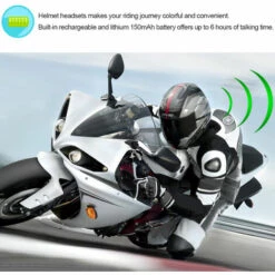 ASUPERMALL Docooler Casque Moto Bluetooth Casque Sans Fil Bluetooth 4.0 Haut-Parleurs Stereo Double Mains Libres Avec Ecouteur Micro Pour Smart Phones Peripheriques Compatibles -Protection auditive et tête Soldes 2022 37347279 3