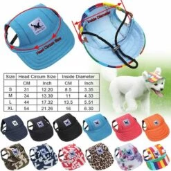 BETTERLIFE Petit Chien Casquette De Baseball Extérieur Pet Chapeau De Soleil D'été En Toile Visor Chiot (M, Camouflage) -Protection auditive et tête Soldes 2022 37542594 4