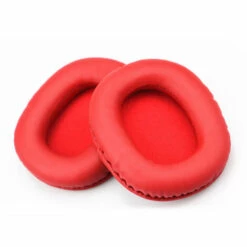 ASUPERMALL 1 Paire Casque D'Oreille Coussin D'Oreille Coussin Coussin Coussin Compatible Avec Edifier W800Bt G1 G2 G20 Earpads, Rouge