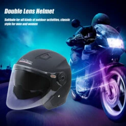 JIEKAI Casque Moteur Open Face Capacete Racing Moto Casques Vintage Rose L, Rose, Taille L -Protection auditive et tête Soldes 2022 37871788 3