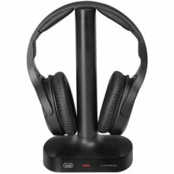 Casque TV Sans Fil TREVI FRS 1480 R - Noir -Protection auditive et tête Soldes 2022 38306447 5