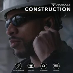 Bouchons D'oreilles Moulés Sur-mesure Decibullz - Noir - Noir -Protection auditive et tête Soldes 2022 39450255 5