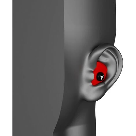 Bouchons D'oreilles Moulés Sur-mesure Decibullz - Rouge - Rouge 5 Bouchons D'oreilles Moulés Sur-mesure Decibullz - Rouge - Rouge – Image 3