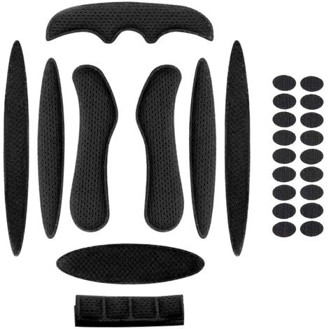 ASUPERMALL Ensemble De Remplacement Universel De Coussinets En Mousse Pour Casque Doublure En Eponge Pour Casque, Noir 3 ASUPERMALL Ensemble De Remplacement Universel De Coussinets En Mousse Pour Casque Doublure En Eponge Pour Casque, Noir