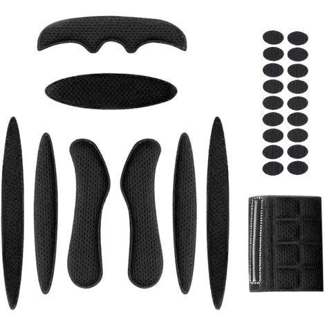 ASUPERMALL Ensemble De Remplacement Universel De Coussinets En Mousse Pour Casque Doublure En Eponge Pour Casque, Noir 4 ASUPERMALL Ensemble De Remplacement Universel De Coussinets En Mousse Pour Casque Doublure En Eponge Pour Casque, Noir – Image 2