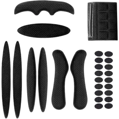 ASUPERMALL Ensemble De Remplacement Universel De Coussinets En Mousse Pour Casque Doublure En Eponge Pour Casque, Noir 5 ASUPERMALL Ensemble De Remplacement Universel De Coussinets En Mousse Pour Casque Doublure En Eponge Pour Casque, Noir – Image 3