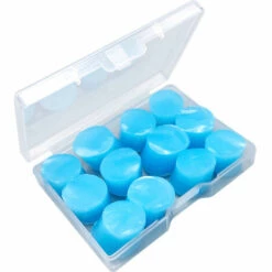 BETTERLIFE Bouchon D'Oreille, 6 Paires Boule Quies En Silicone Quies Moulables, Réutilisables Pour Sommeil Suppression Du Bruit Dormir Natation Ronflement (Bleu)