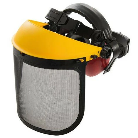 SILVERLINE CASQUE ANTI BRUIT AVEC VISIERE GRILLAGEE DE PROTECTION RELEVABLE 4 SILVERLINE CASQUE ANTI BRUIT AVEC VISIERE GRILLAGEE DE PROTECTION RELEVABLE – Image 2