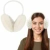 TANABATA Cache Oreilles Pliable En Peluche Cache Oreilles Blanc Avec Sac Etanche Cache Oreille Femme Earmuffs Cache Oreille Hiver Anti-Froid Pour Fille Femme Ski Randonnée Camping Cadeaux -Protection auditive et tête Soldes 2022 41581148 1