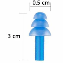 DEVENIRRICHE 5 Paires De Bouchons D'oreilles De Natation En Silicone Antibruit Bouchons D'oreilles Réutilisables Et étanches Avec étui Pour Nager Et Dormir -Protection auditive et tête Soldes 2022 41659018 5