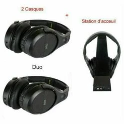 M-E HEL PRELUDE 2 DUO 2 CASQUES TV HIFI SANS FIL AVEC TRANSMISSION NUMÉRIQUE 2,4 GHZ -Protection auditive et tête Soldes 2022 41863573 4