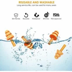 GUAZHUNIFR Quiet Bouchons D’Oreilles Anti-Bruit,Bouchons D'Oreille Pour Dormir,Dormir Bouchon D'oreille,Protection Auditive Bouchons D'Oreille,Bouchons D'oreilles,Bouchon D'oreille De Nager Imperméable-10 Paires 8 GUAZHUNIFR Quiet Bouchons D’Oreilles Anti-Bruit,Bouchons D'Oreille Pour Dormir,Dormir Bouchon D'oreille,Protection Auditive Bouchons D'Oreille,Bouchons D'oreilles,Bouchon D'oreille De Nager Imperméable-10 Paires -Protection auditive et tête Soldes 2022 41872411 2
