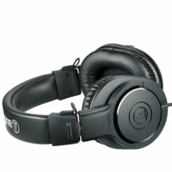 Audio-Technica Ath-M20X Casque De Moniteur Professionnel Sur-Oreille Headsets Dynamiques A Dos Ferme Au Dos Profond Bass Son, Noir -Protection auditive et tête Soldes 2022 42170780 4