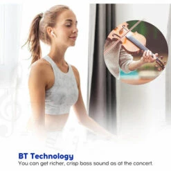 ASUPERMALL In-Oreille Bt Ecouteur He- Adset Hifi Stereo Ecouteurs Pour Smartphone Music Player Single Droite Ou Gauche Ecouteur, Rouge -Protection auditive et tête Soldes 2022 42171003 5