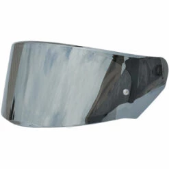 HAPPYSHOPPING Moto Anti-UV Anti-Scratch Casques Lentille Mode Visiere Pare-Vent Lentille Remplacement Pour LS2 FF320 328 353 800, Modele: Argent - Modele:Argent