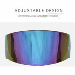 HAPPYSHOPPING Moto Anti-UV Anti-Scratch Casques Lentille Mode Visiere Pare-Vent Lentille Remplacement Pour LS2 FF320 328 353 800, Modele: Argent - Modele:Argent -Protection auditive et tête Soldes 2022 42293702 4